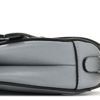 Christian Dior Goatskin Micro Saddle Bag With Strap Cloud Blue 10 of 11
