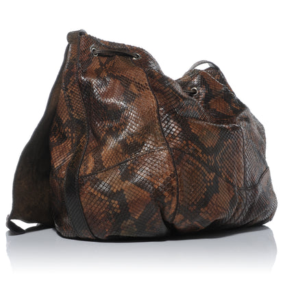 Gucci Python Messenger Bag Brown 3 of 8