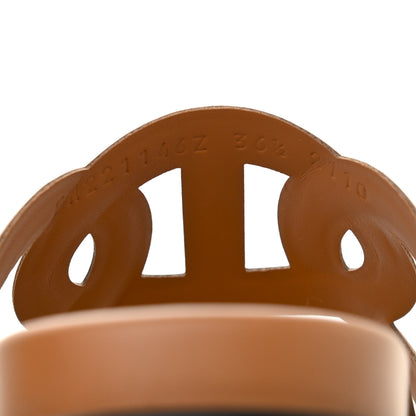 Hermes Nappa Extra Sandals 36.5 Gold 8 of 8