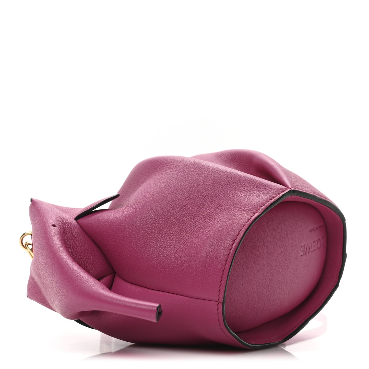 Calfskin Mini Elephant Crossbody Bag Fuchsia