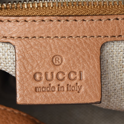 Gucci Monogram Medium Marrakech Hobo Camel 6 of 13