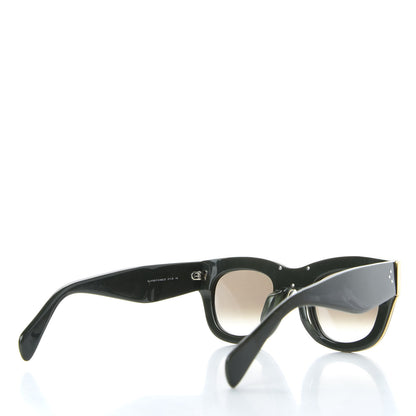 Celine Acetate Strat Brow Sunglasses CL 41102/F Dark Green 4 of 6