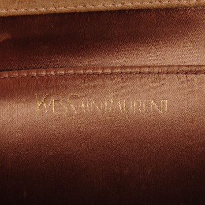 Saint Laurent Patent Large Belle De Jour Clutch Nude 5 of 7