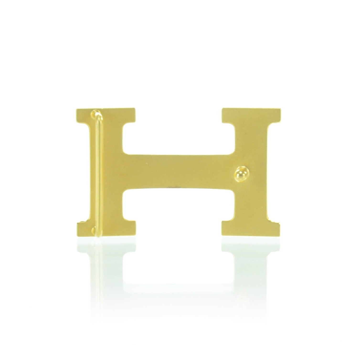 H Belt Buckle Gold