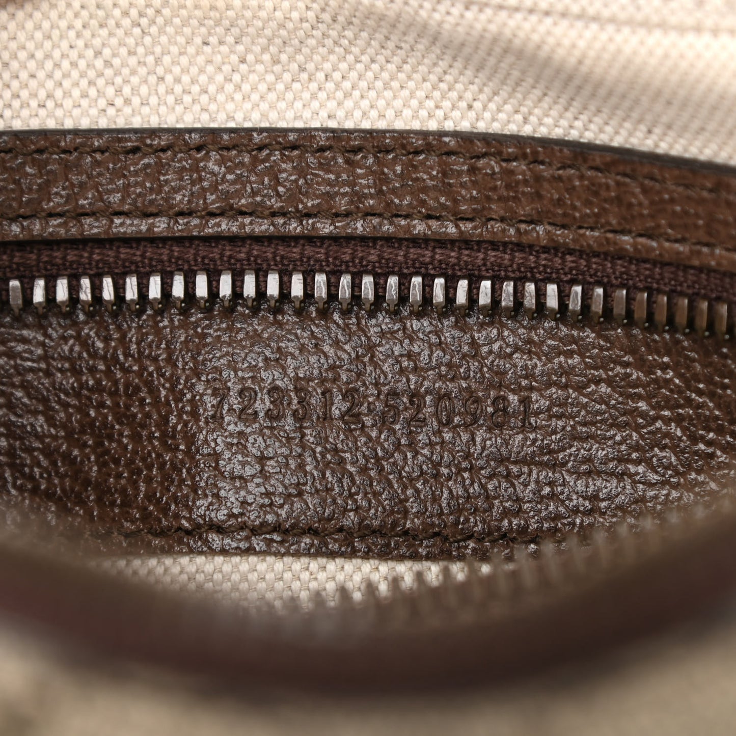 GG Supreme Monogram Calfskin Web Small Ophidia Messenger Bag Beige Ebony New Acero