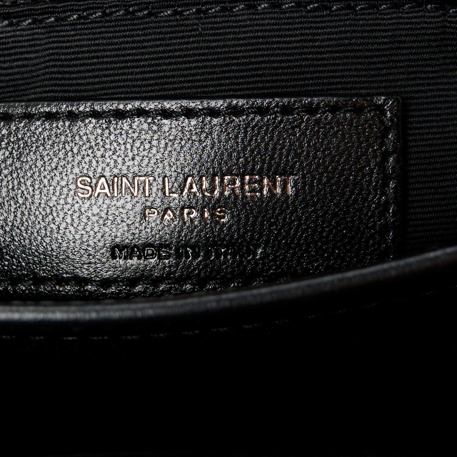 Saint Laurent Calfskin Y Quilted Monogram Monochrome Toy Loulou Crossbody Bag Black 7 of 11