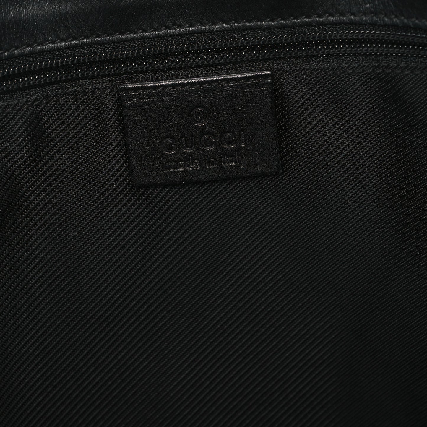 Monogram Bucket Tote Black