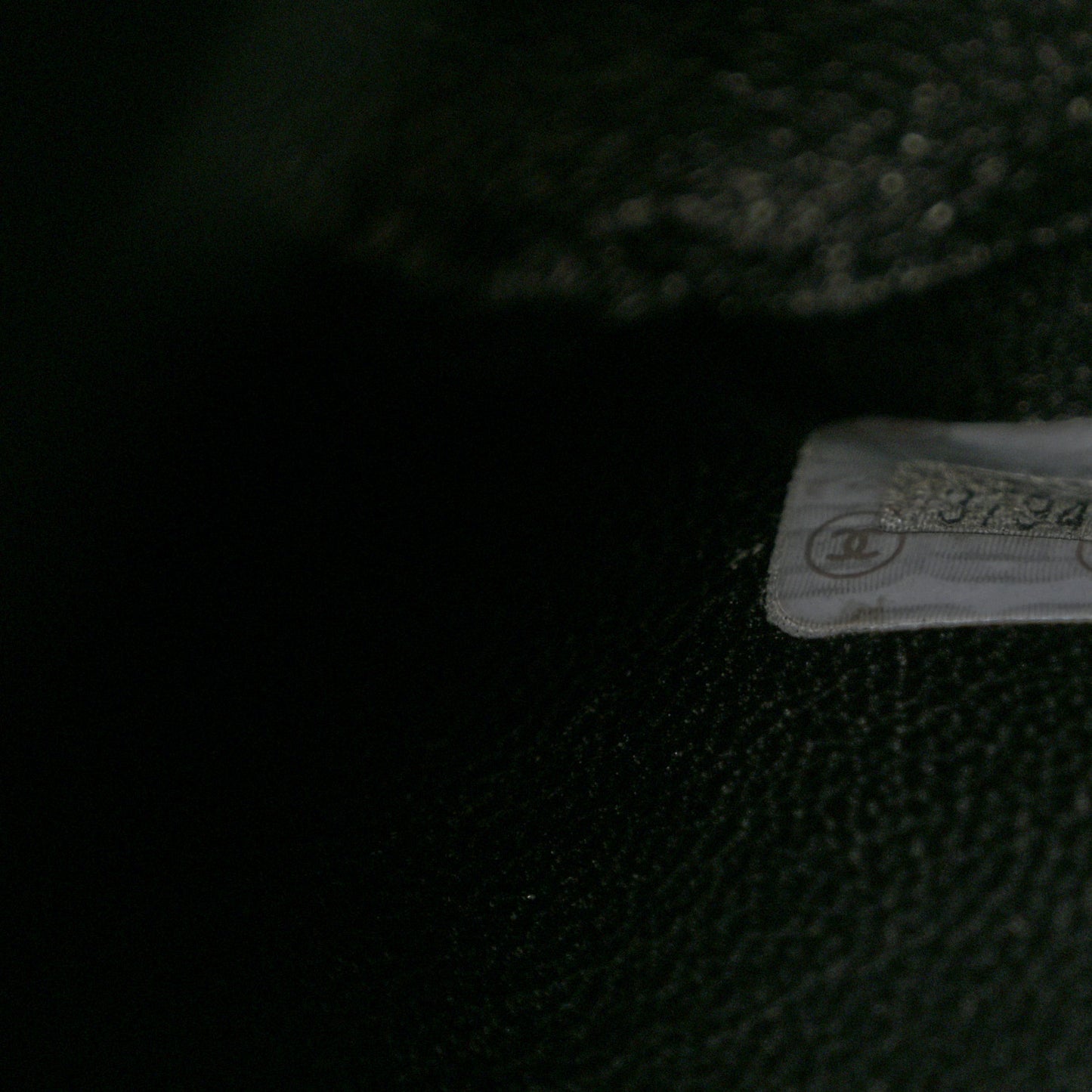 Lambskin Quilted Shoulder Bag Black