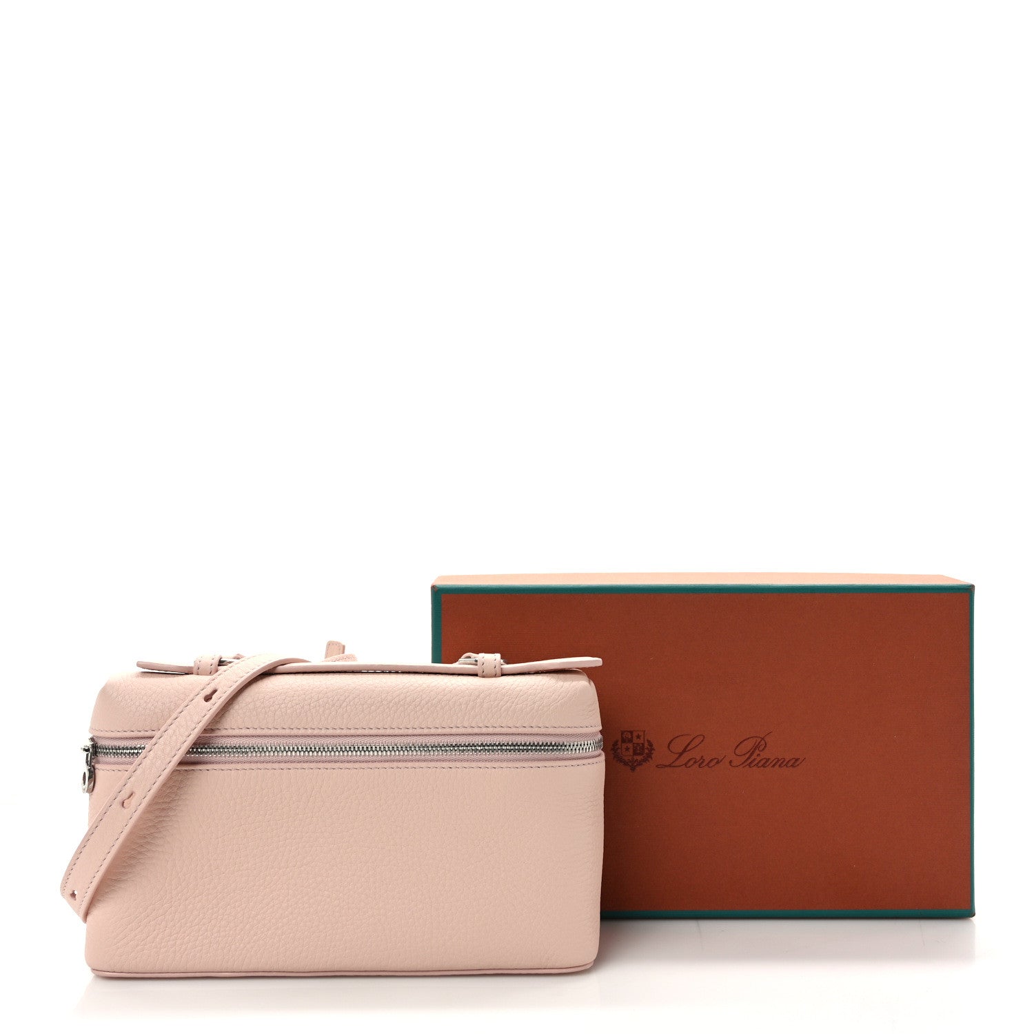 Loro Piana Grained Calfskin L19 Extra Pocket Pouch Candoglia Marble 9 of 9