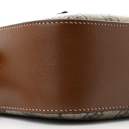 Gucci GG Supreme Monogram Mini Horsebit 1955 Camera Shoulder Bag Beige Brown Sugar 9 of 11