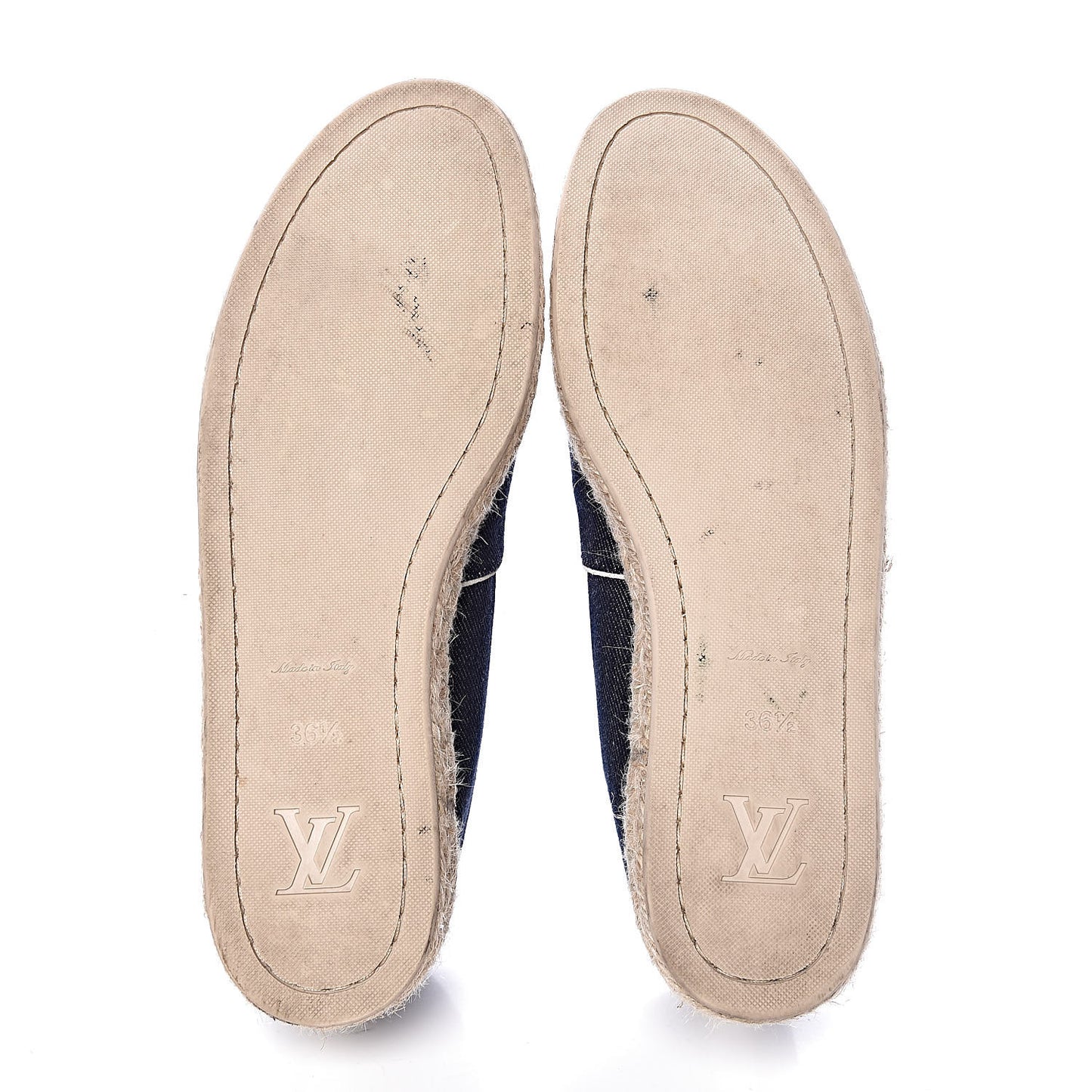 Canvas Postcard Espadrille Flats 36.5
