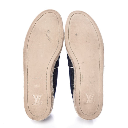 Louis Vuitton Canvas Postcard Espadrille Flats 36.5 5 of 15