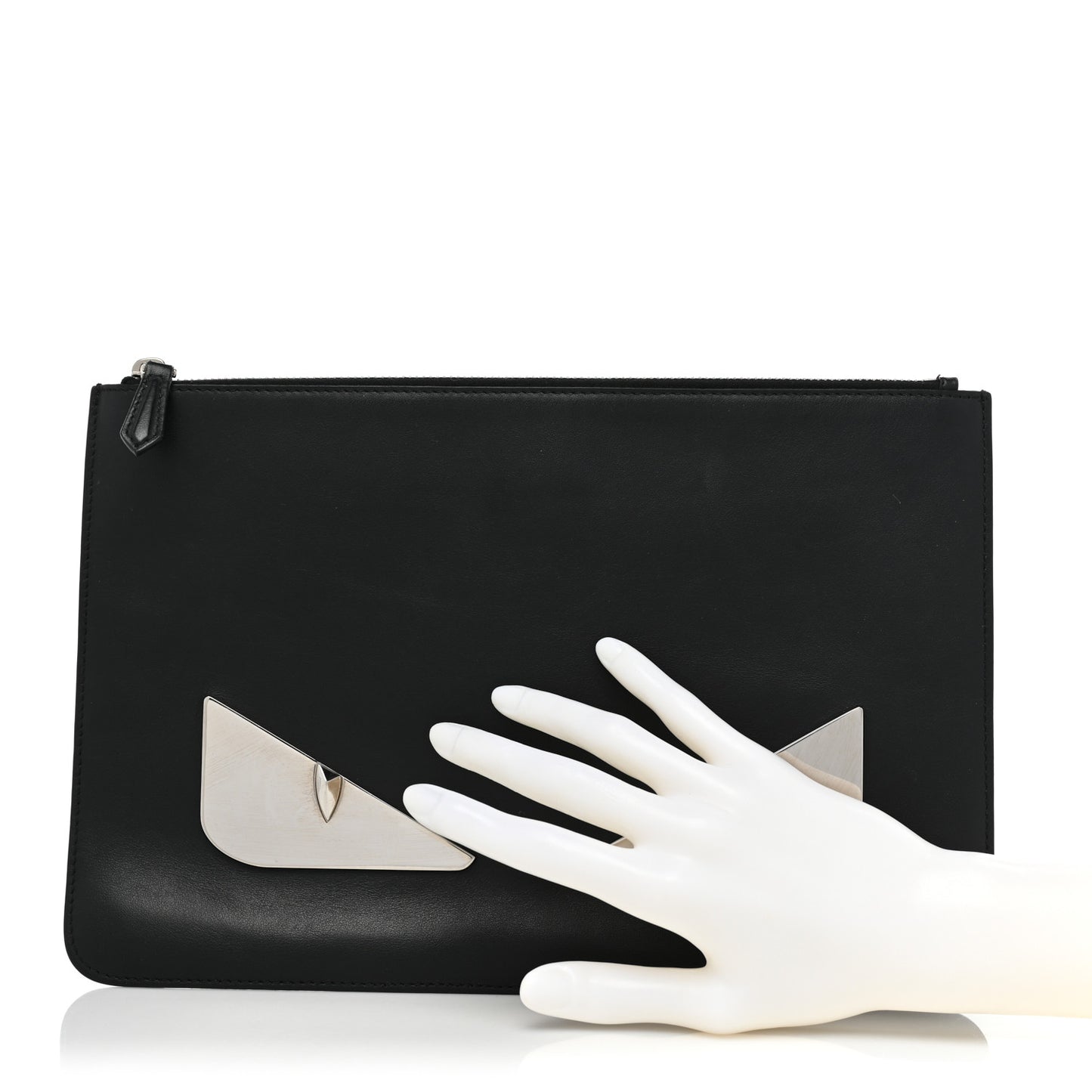 Vitello Century Metal Monster Eyes Pouch Black