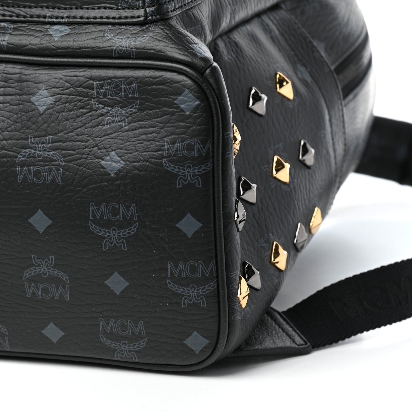 Visetos Studded Stark Backpack Black
