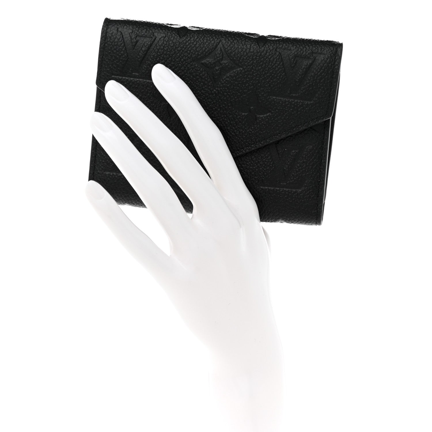 Louis Vuitton Empreinte Victorine Wallet Black 2 of 8