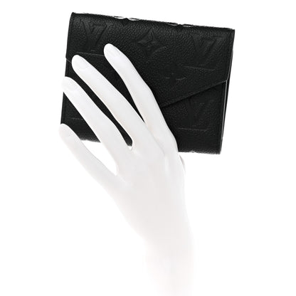 Louis Vuitton Empreinte Victorine Wallet Black 2 of 8