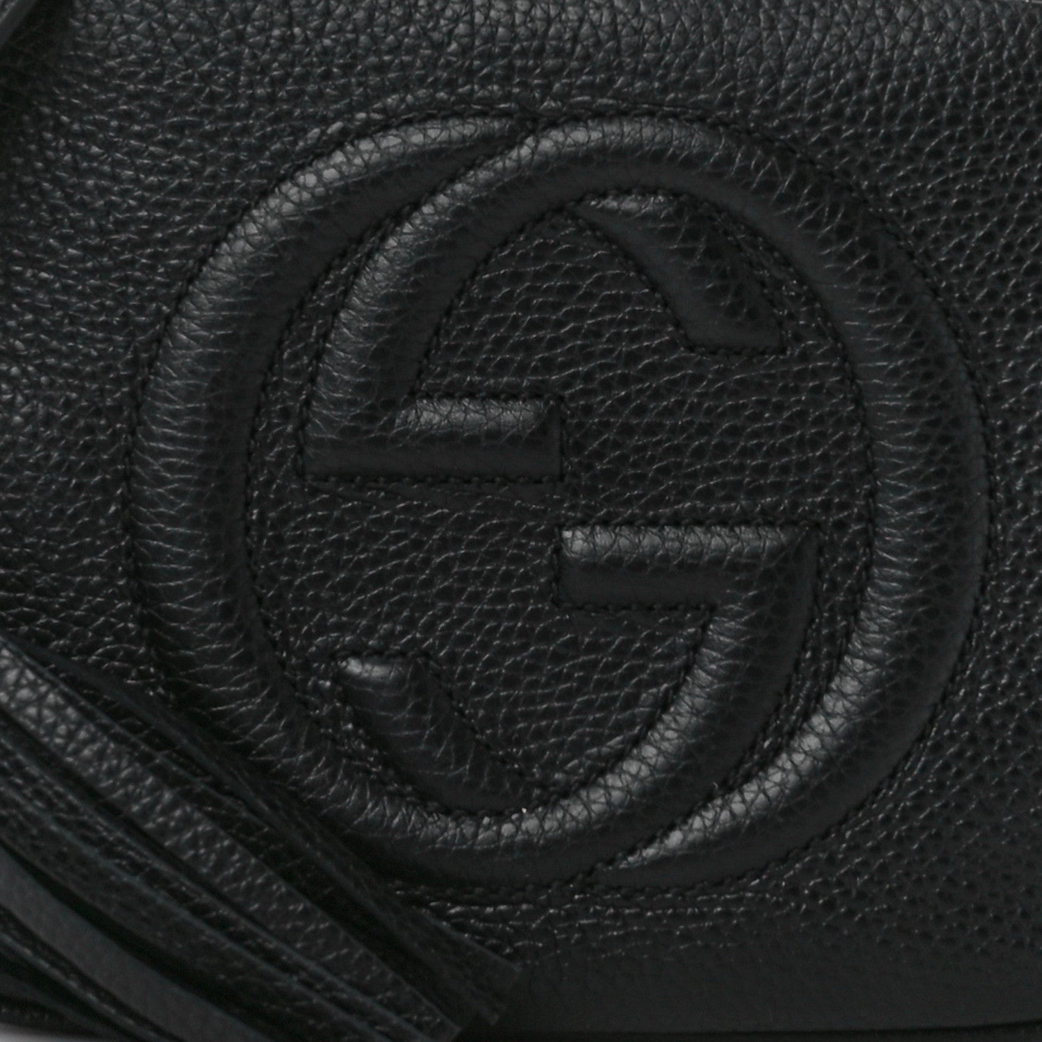 Gucci Pebbled Calfskin Small Soho Disco Bag Black 9 of 12