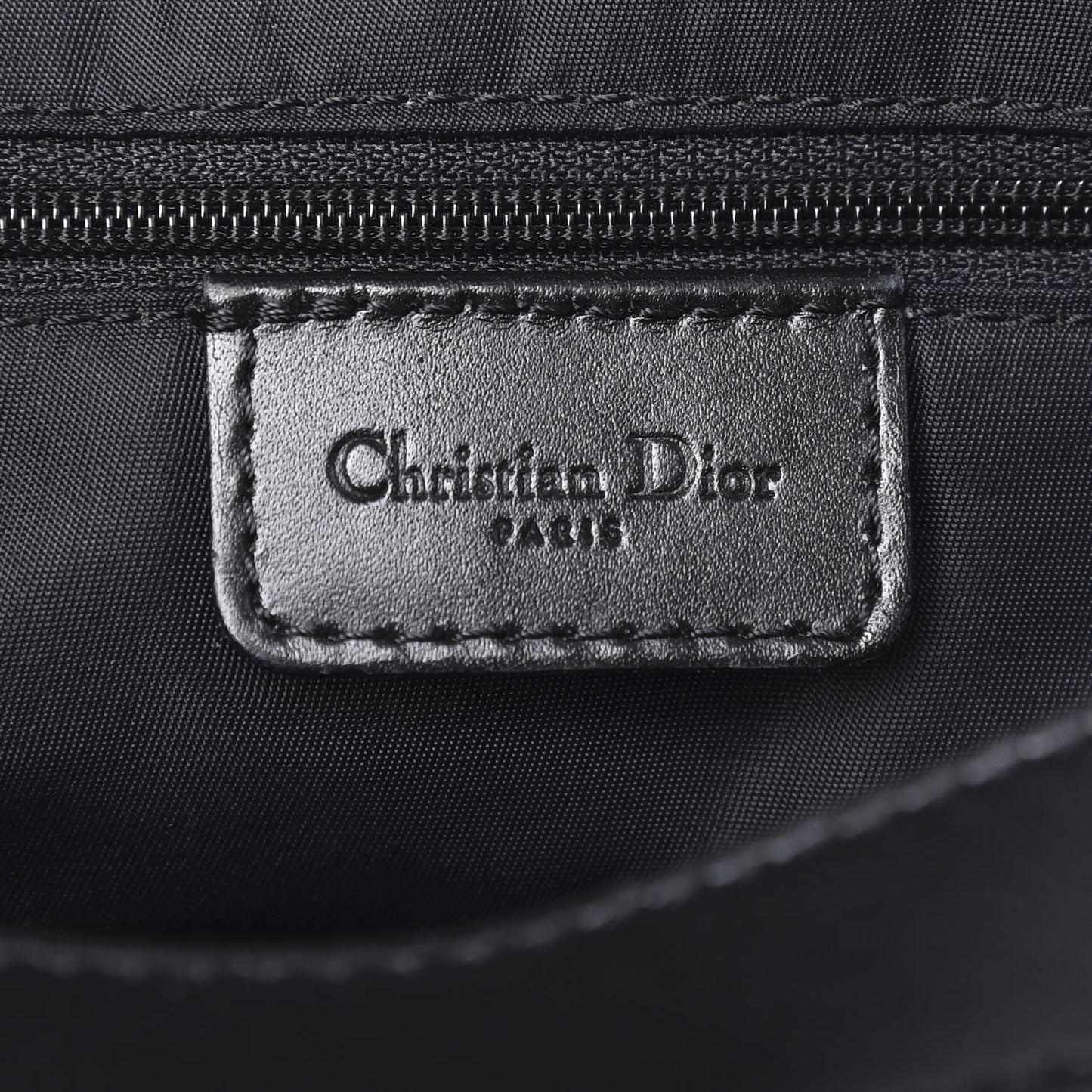 Monogram Saddle Bag Black