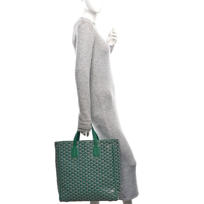 Goyard Goyardine Voltaire III Tote Green 2 of 10