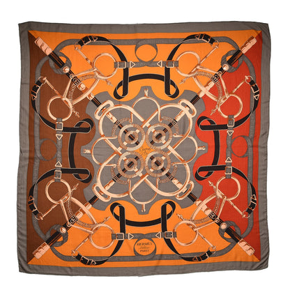 Hermes Cashmere Silk Eperon D'Or Shawl 140 1 of 7