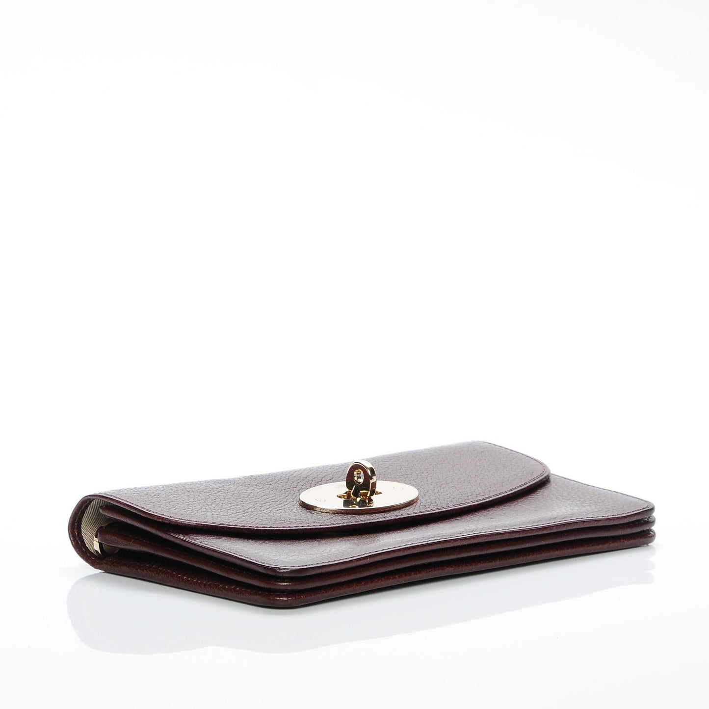 Grainy Leather Bayswater Wallet Oxblood