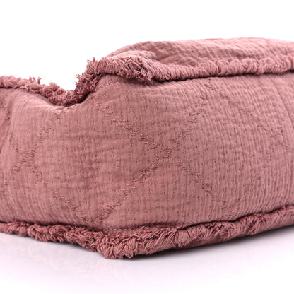 Chanel Canvas Extra Large Double Face Shopping Tote Dark Pink 8 of 12