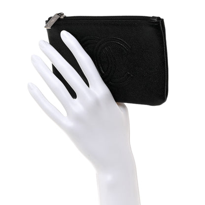 Chanel Caviar Timeless CC Small Pouch Black 2 of 7