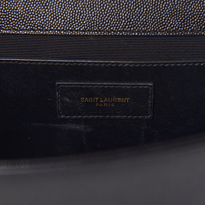 Saint Laurent Grain De Poudre Medium Classic Monogram Kate Satchel Black 7 of 14