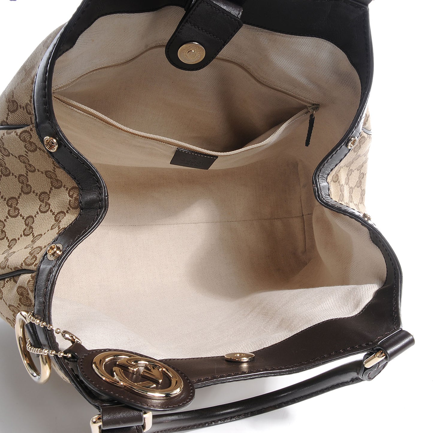 Monogram Medium Sukey Tote Dark Brown