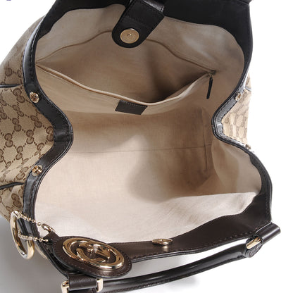 Gucci Monogram Medium Sukey Tote Dark Brown 5 of 8