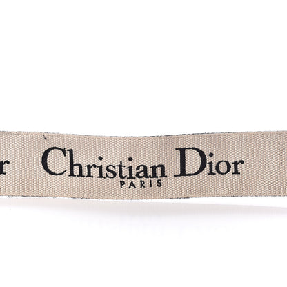 Christian Dior Canvas Embroidered Shoulder Strap Rose Multicolor 6 of 8