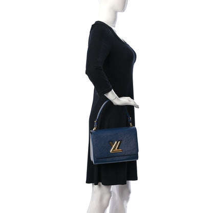 Louis Vuitton Epi Twist Shoulder Bag MM Indigo 2 of 10