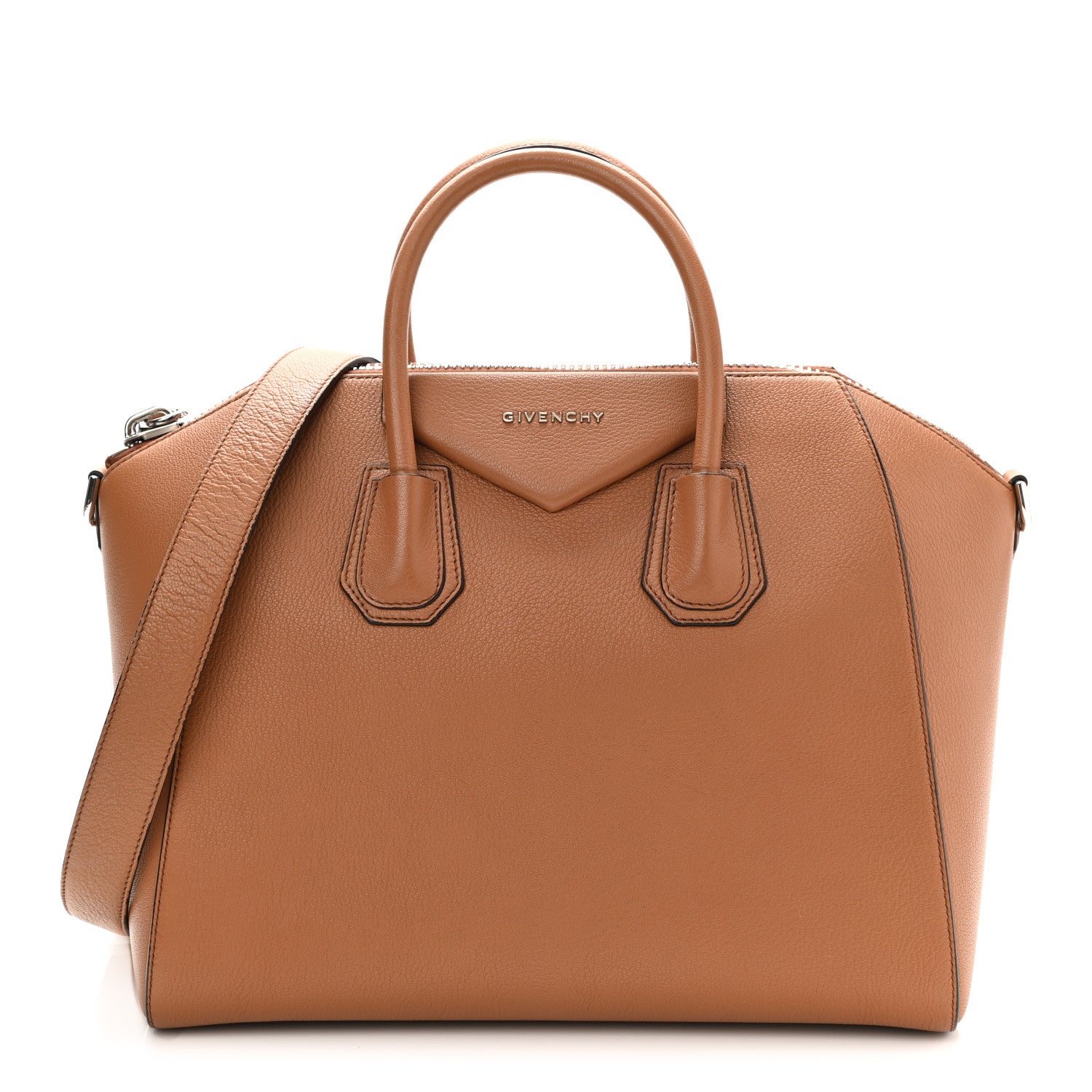 Givenchy Sugar Goatskin Medium Antigona Cognac 1 of 11