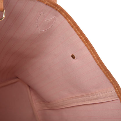 Louis Vuitton Damier Azur Neo Neverfull MM Rose Ballerine 9 of 15