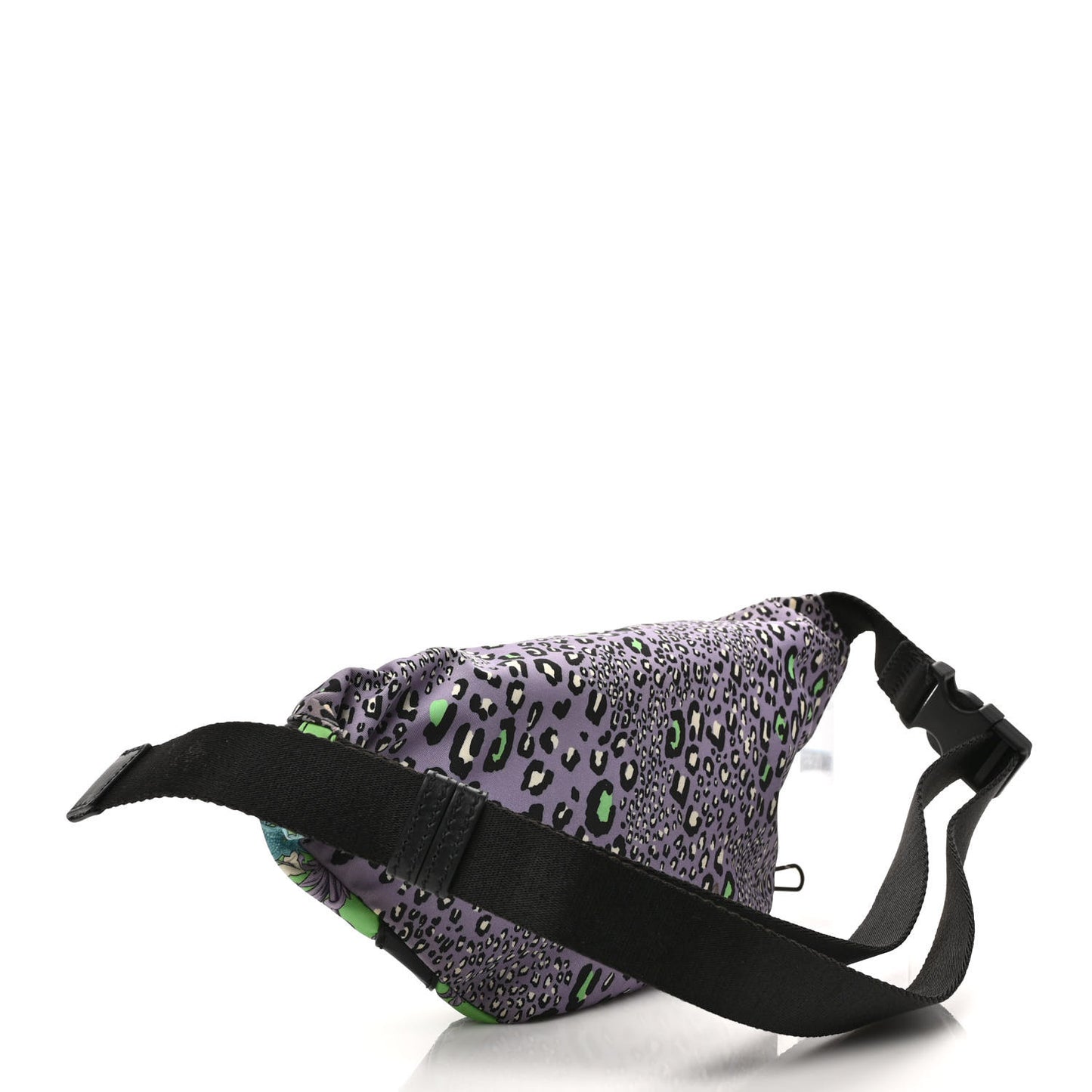 Nylon Calfskin Barocco Mosaic Print Bondage Belt Bag Jacaranda Multicolor