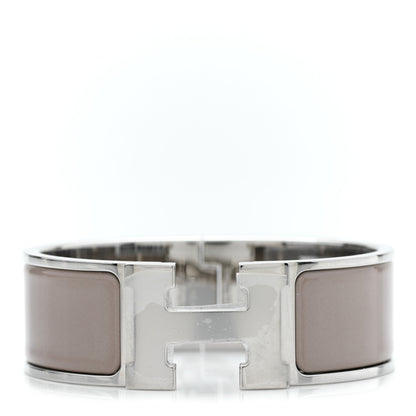 Hermes Enamel Wide Clic Clac H Bracelet PM Marron Glace 1 of 4