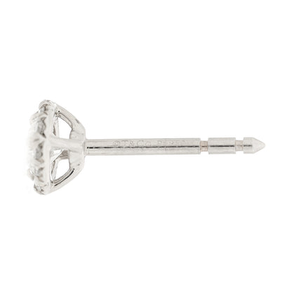 Tiffany Platinum Diamond .47ctw Soleste Earrings 4 of 5