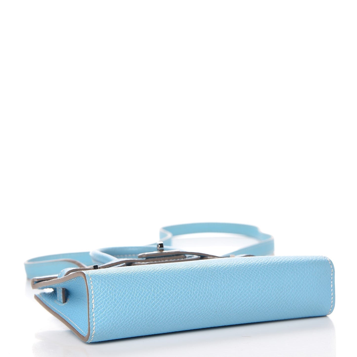 Epsom Micro Birkin 15 Celeste