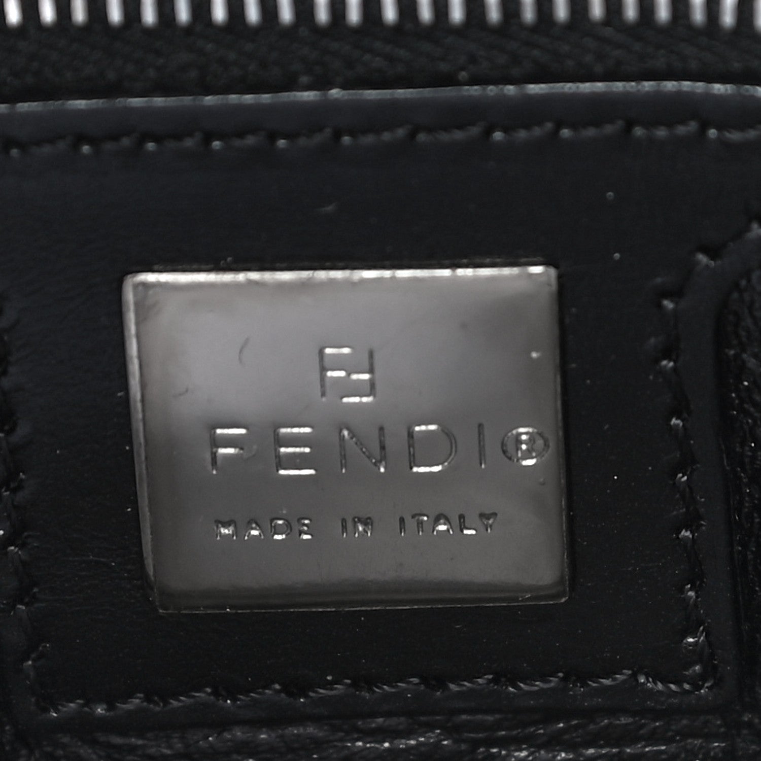 Fendi Wool Zucca Baguette Grey 5 of 9