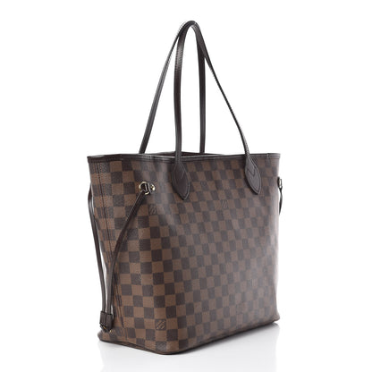 Louis Vuitton Damier Ebene Neo Neverfull MM Rose Ballerine 4 of 18