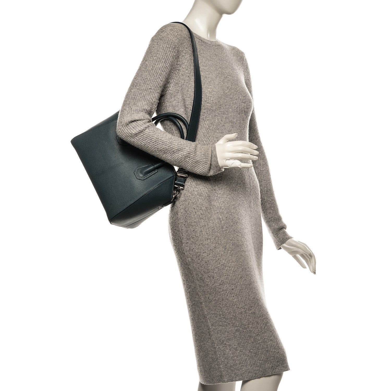 Givenchy Sugar Goatskin Small Antigona Mineral Blue 2 of 7