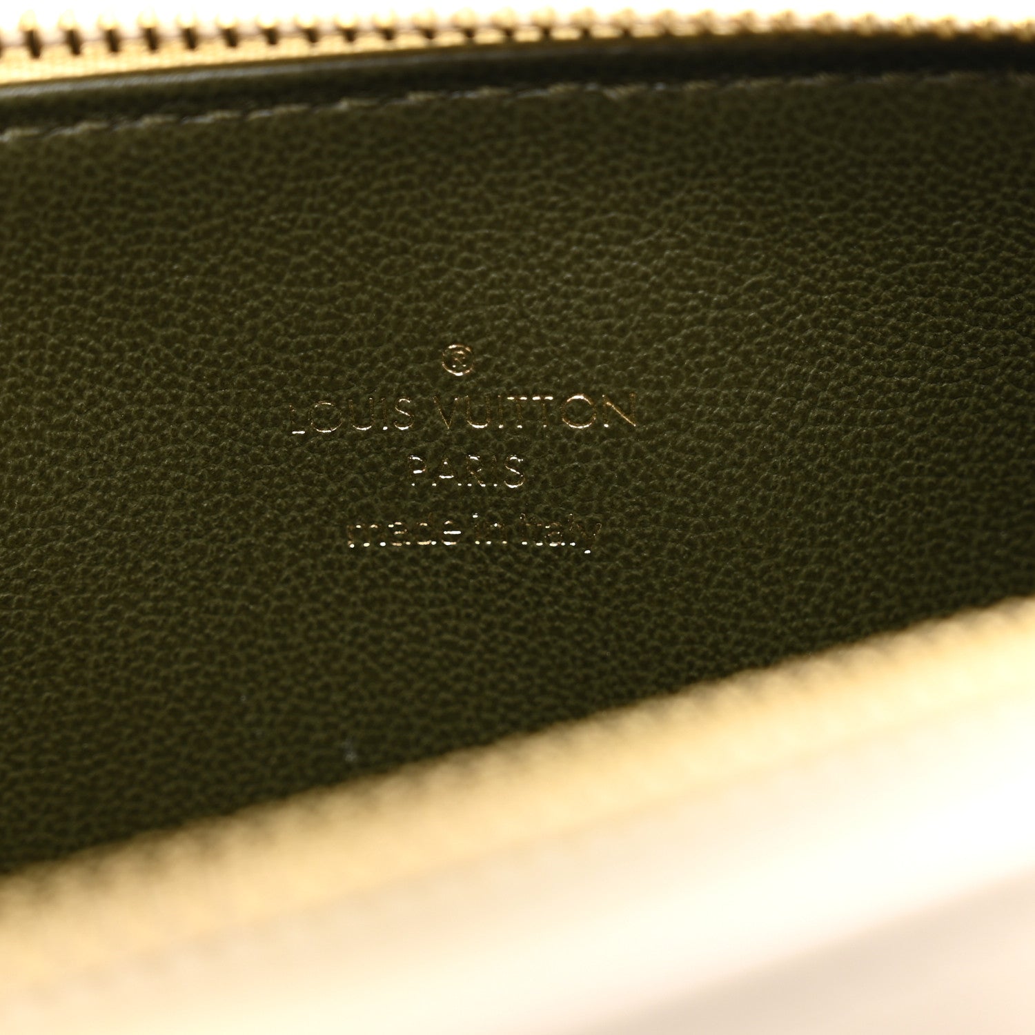 Louis Vuitton Lambskin Embossed Monogram Coussin PM Beige Cream 7 of 11