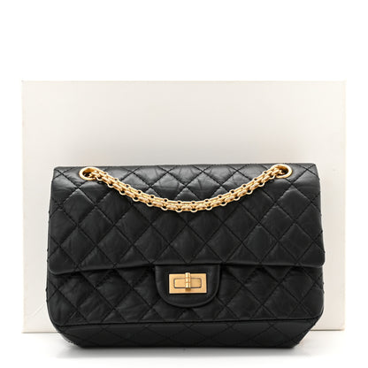 Chanel Aged Calfskin Quilted 2.55 Reissue 225 Flap Black 10 of 10