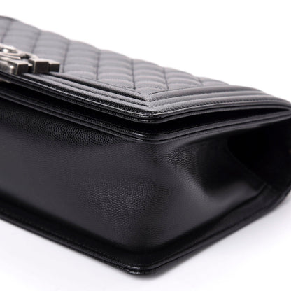 Chanel Caviar Quilted Medium Boy Flap Black 8 of 11