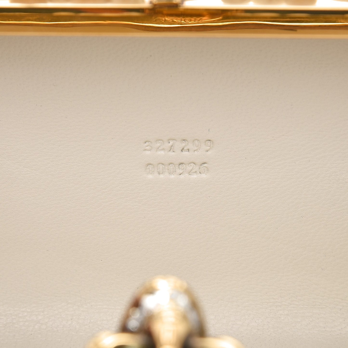 Velvet Glory Skull 3D Flower Box Clutch Ivory