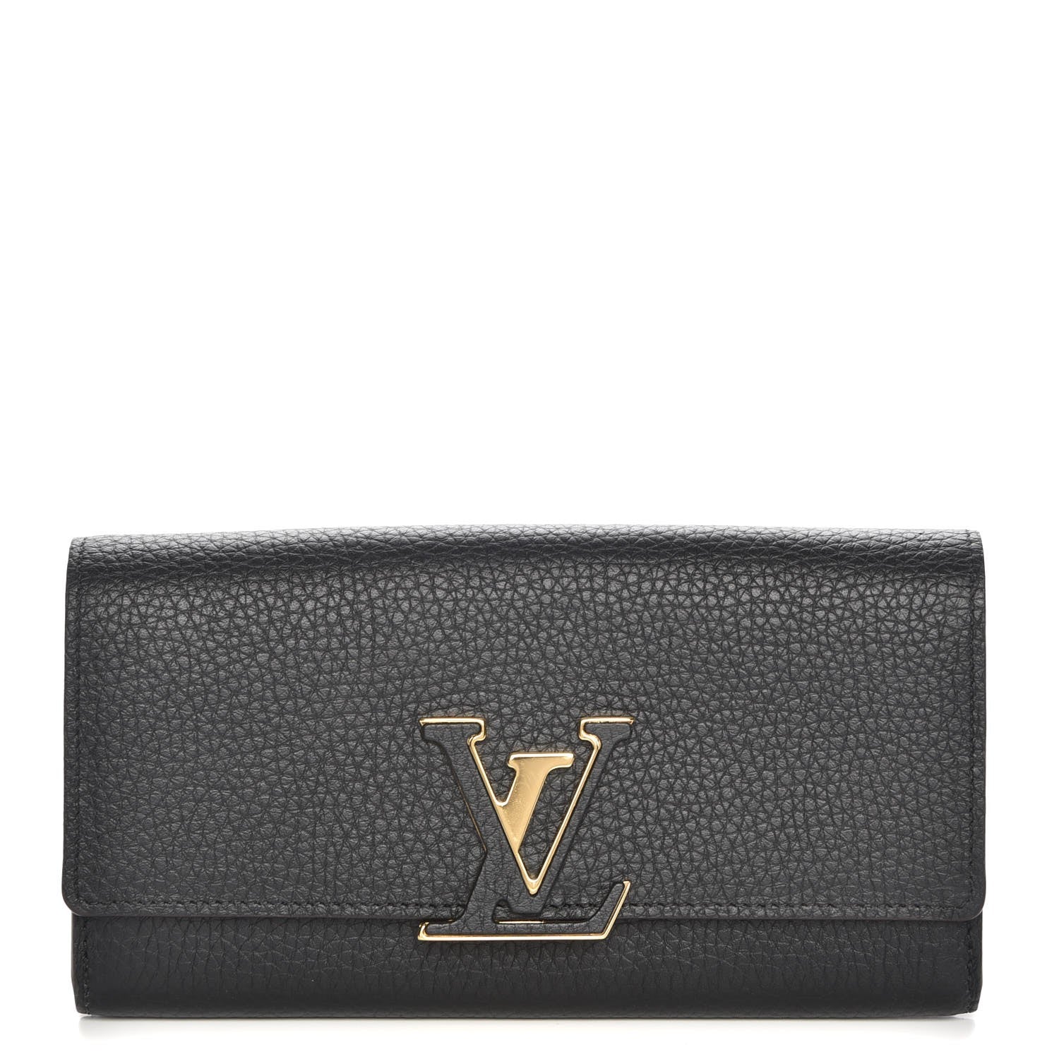 Louis Vuitton Taurillon Capucines Wallet Black 1 of 7
