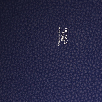 Hermes Taurillon Clemence Picotin Lock 26 GM Bleu Electrique 7 of 10