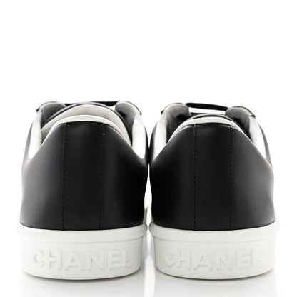 Chanel Calfskin CC Womens Sneakers 41.5 Black 5 of 12