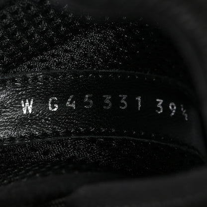 Chanel Suede Calfskin Nylon Grosgrain CC Sneakers 39.5 Black 7 of 9