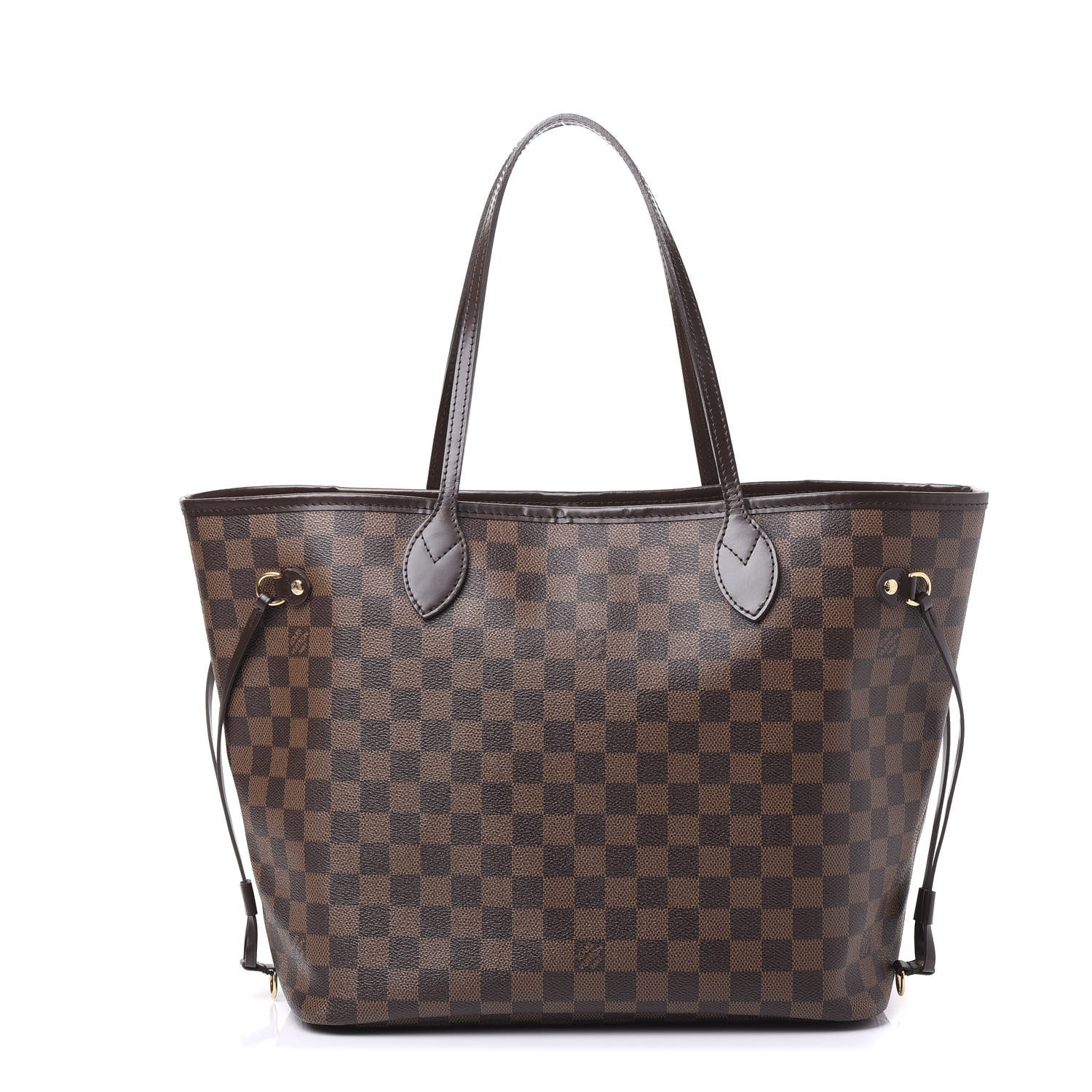 Louis Vuitton Damier Ebene Neo Neverfull MM Rose Ballerine 1 of 11